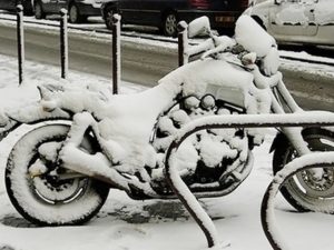 Каране на мотор през зимата
