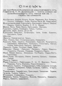 [1939] Марки радиоапарати на българския пазар
