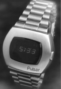 Електронният часовник Pulsar на Петър Петров (1972)