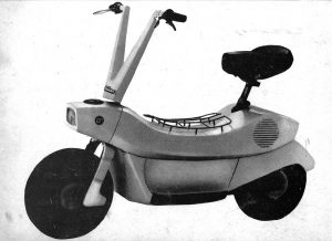 Първият БГ електрически скутер - макетът