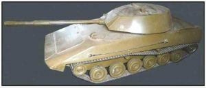 Първият български танк - макет