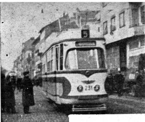 Стар български трамвай Т4М-54
