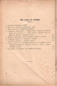 Стар телефонен указател на София - 1943