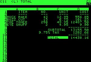 Суперплан VisiCalc
